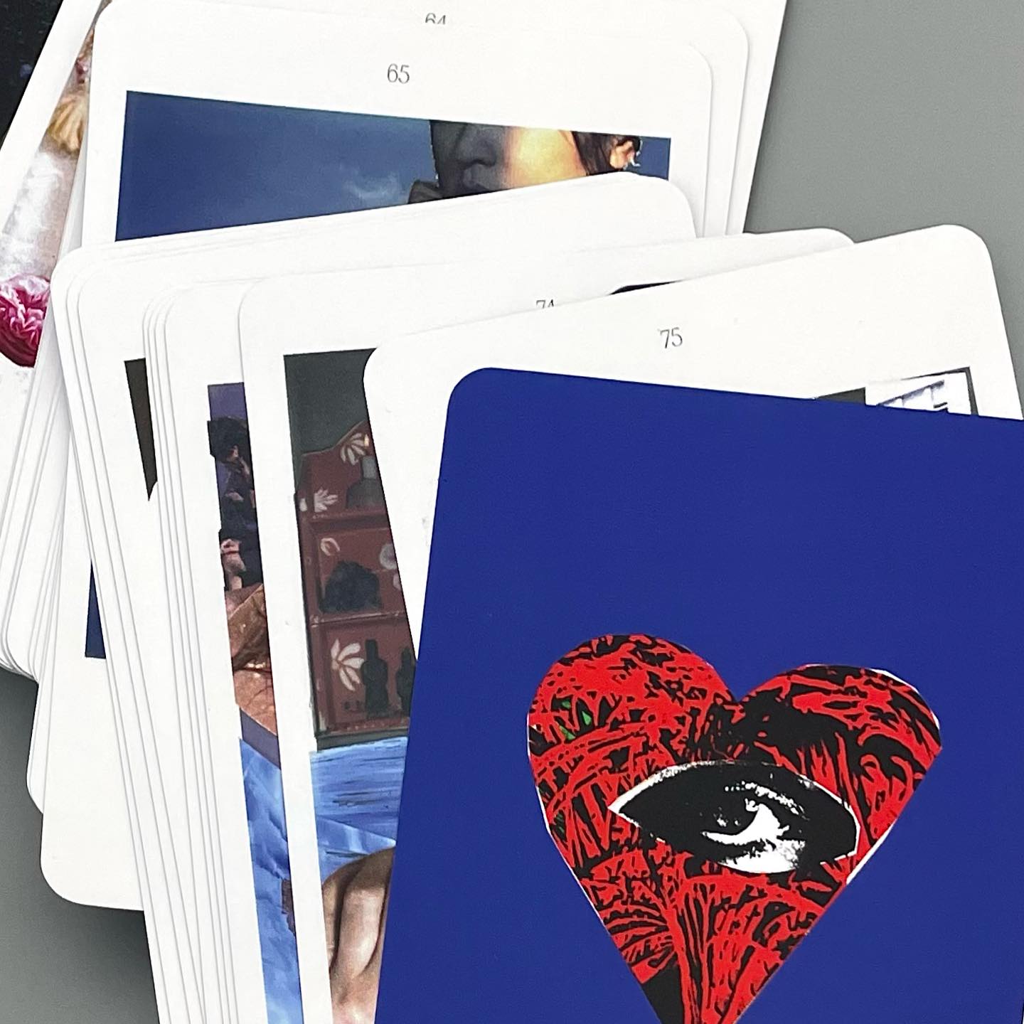 Premium printed cards with bold graphic design, Creative brand activation print