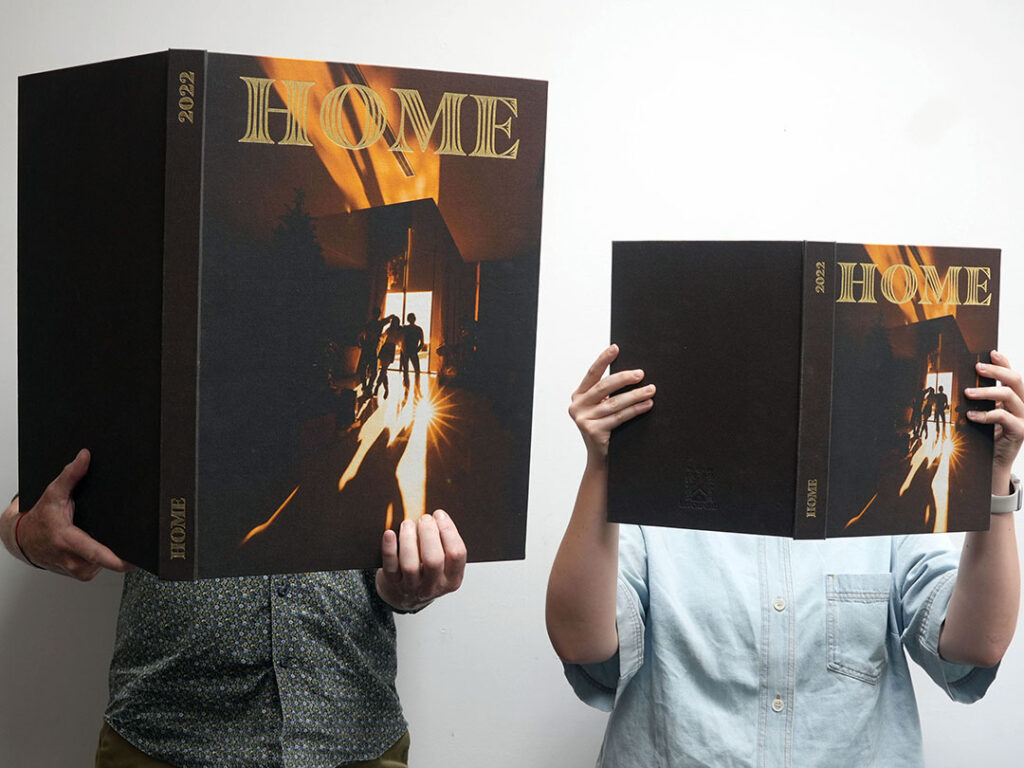 Large format hardcover book production