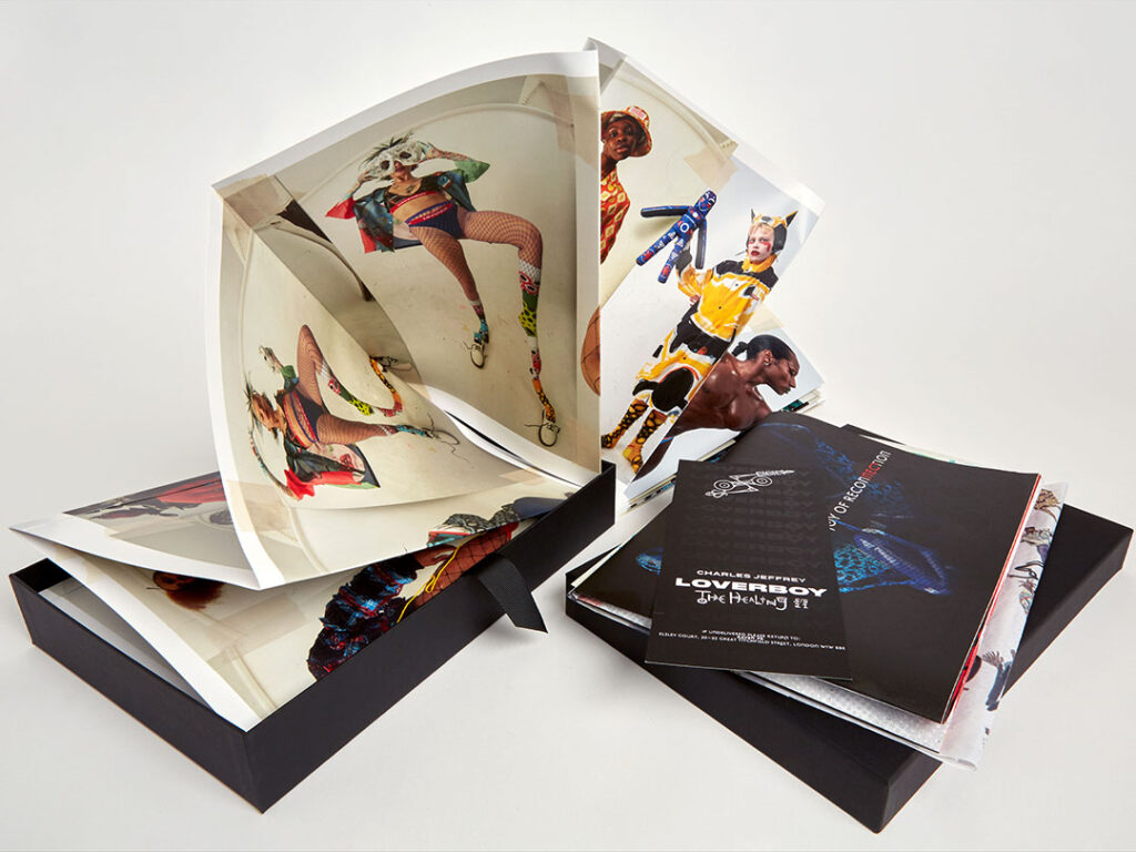 Large format printed portfolio box set